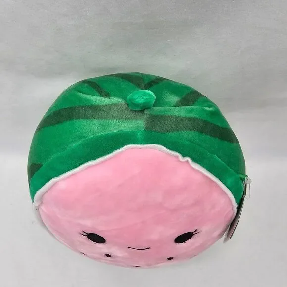 Squishmallows 8" Wanda the WATERMELON Girl Plush Kellytoy TAGS Green/Pink Clean - Picture 2 of 12